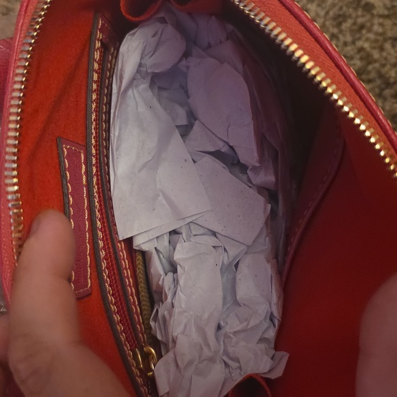 NWT Dooney & Bourke Red Backpack - Picture 4 of 6